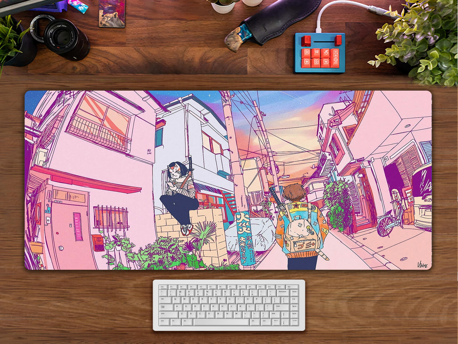 Anime Japanese Steet Desk Pad(4 Designs)