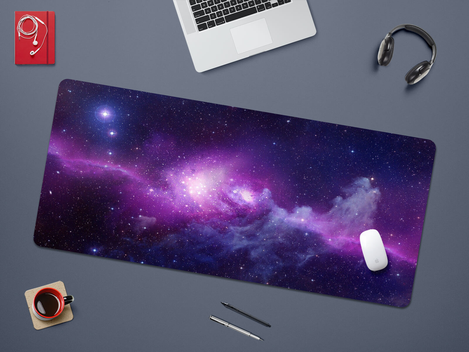 Purple Universe Mouse Pad