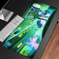 Cyberpunk Girl Desk Pad Long