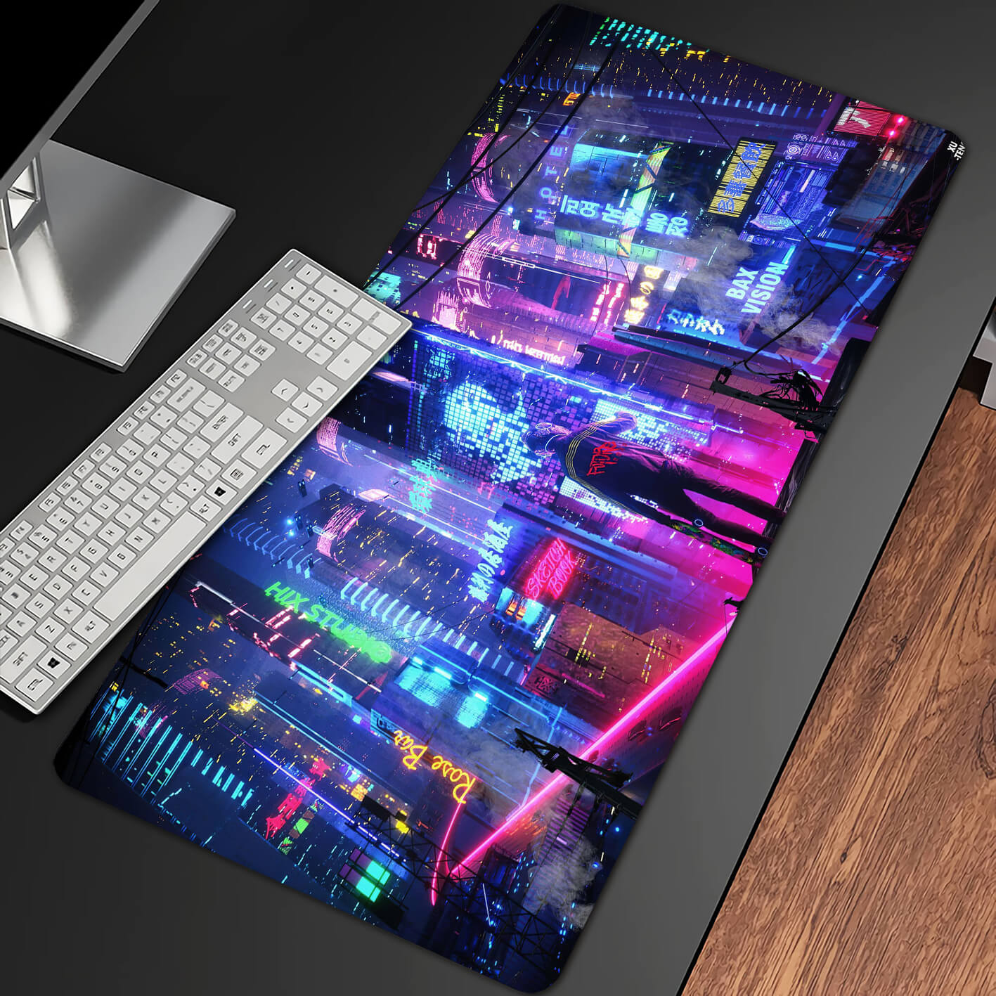Blue City Night Gaming Mouse pad XXL(2 Versions)