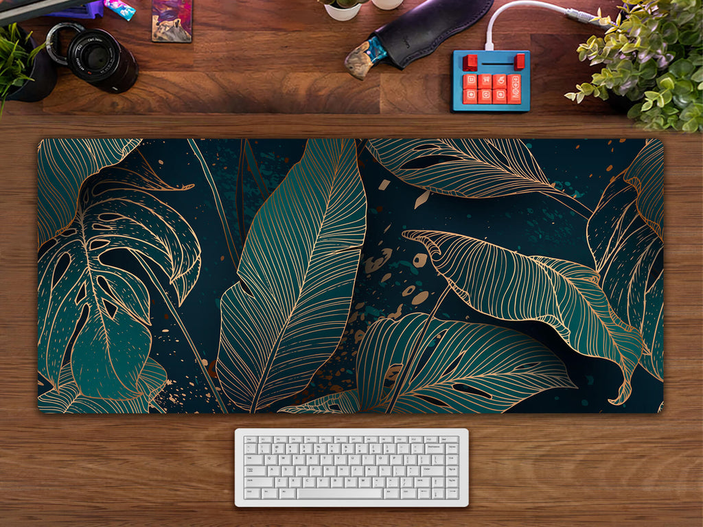 Green Leaves Mouse pad XXL(3 Designs)