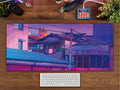 Anime Roof View Cute Desk Mat