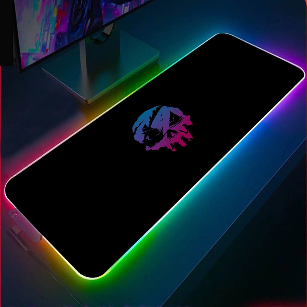 Skull Logo RGB Gaming Mouse Pad(3 Design)