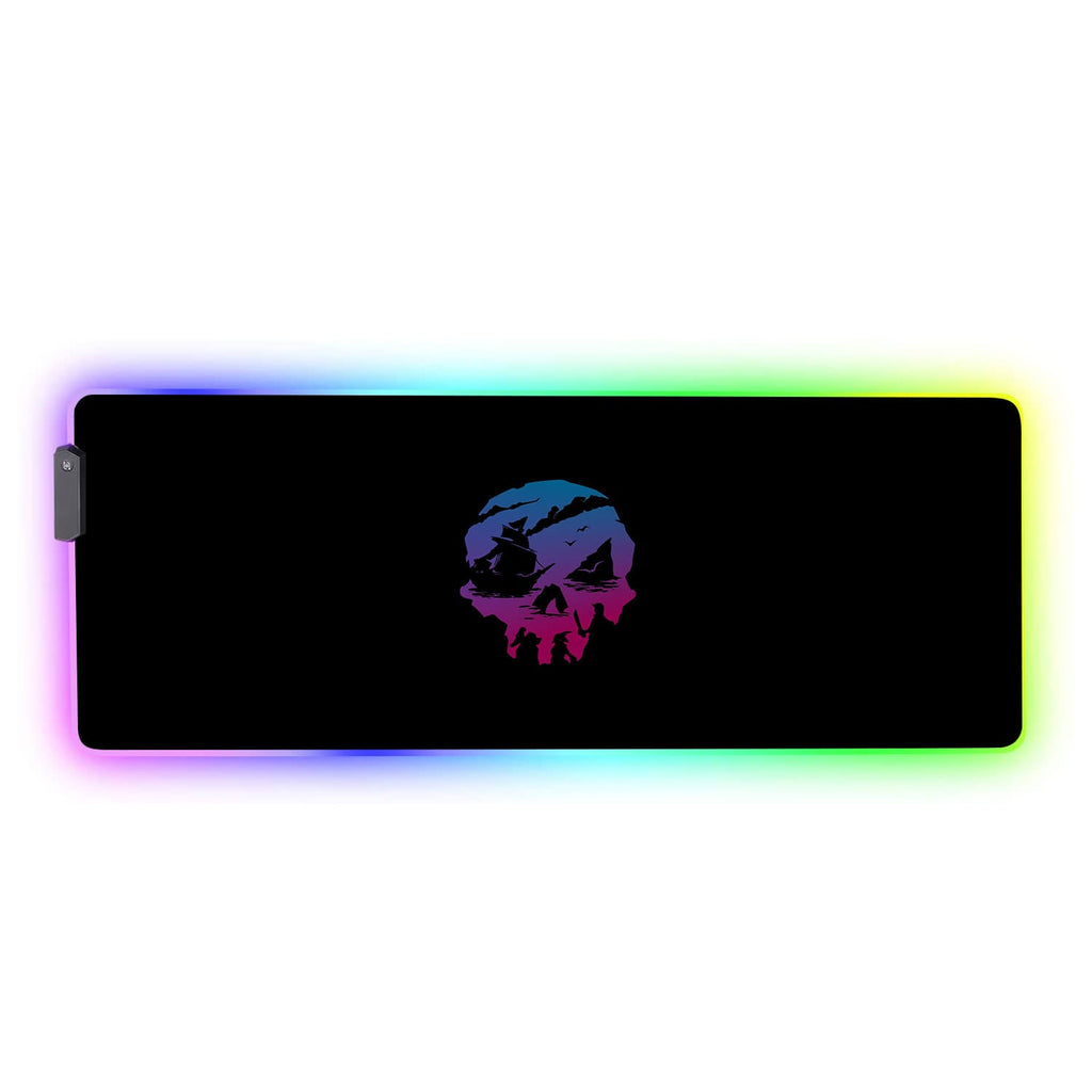 Skull Logo RGB Gaming Mouse Pad(3 Design)