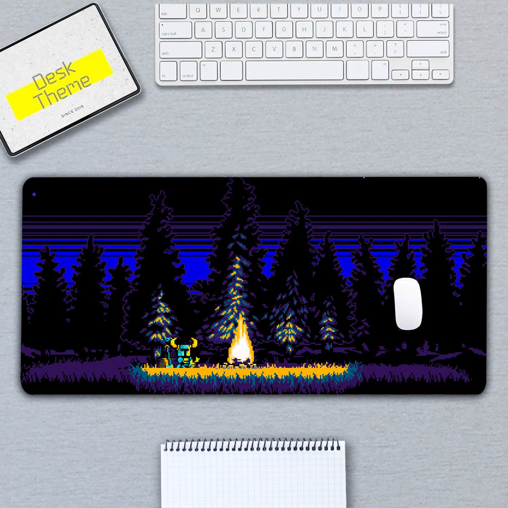 Knight Pixel Art Desk Pad