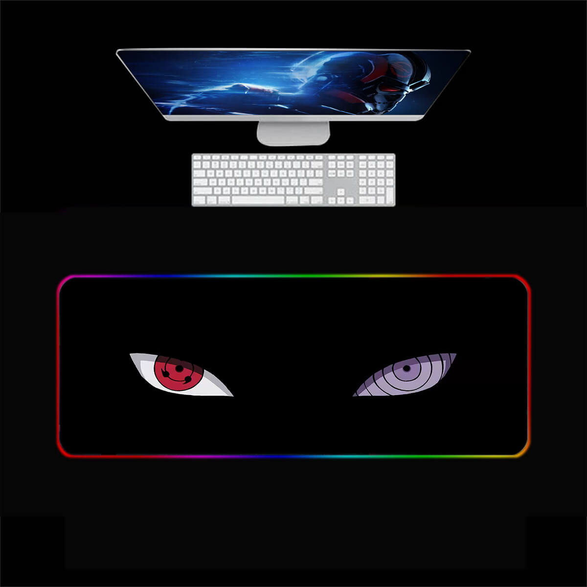 The Sharingan RGB Gaming Mouse Pad(2 patterns)