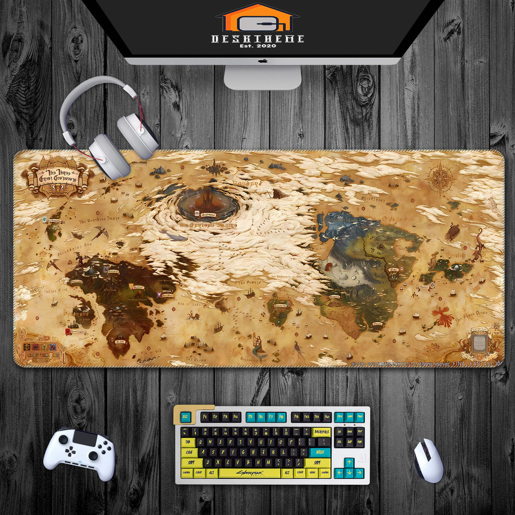 Hydaelyn Map Gaming Mouse Pad XXL