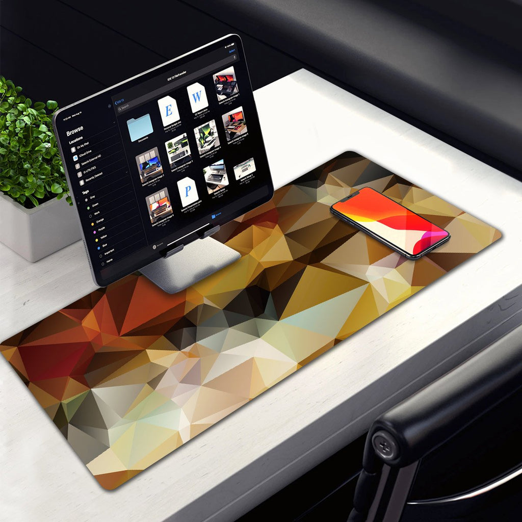 Fall Diamonds  Desk Pad