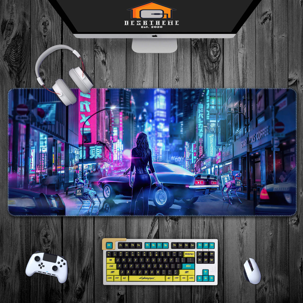 Cyberpunk Tokyo Night Gaming Mouse Pad(250175)