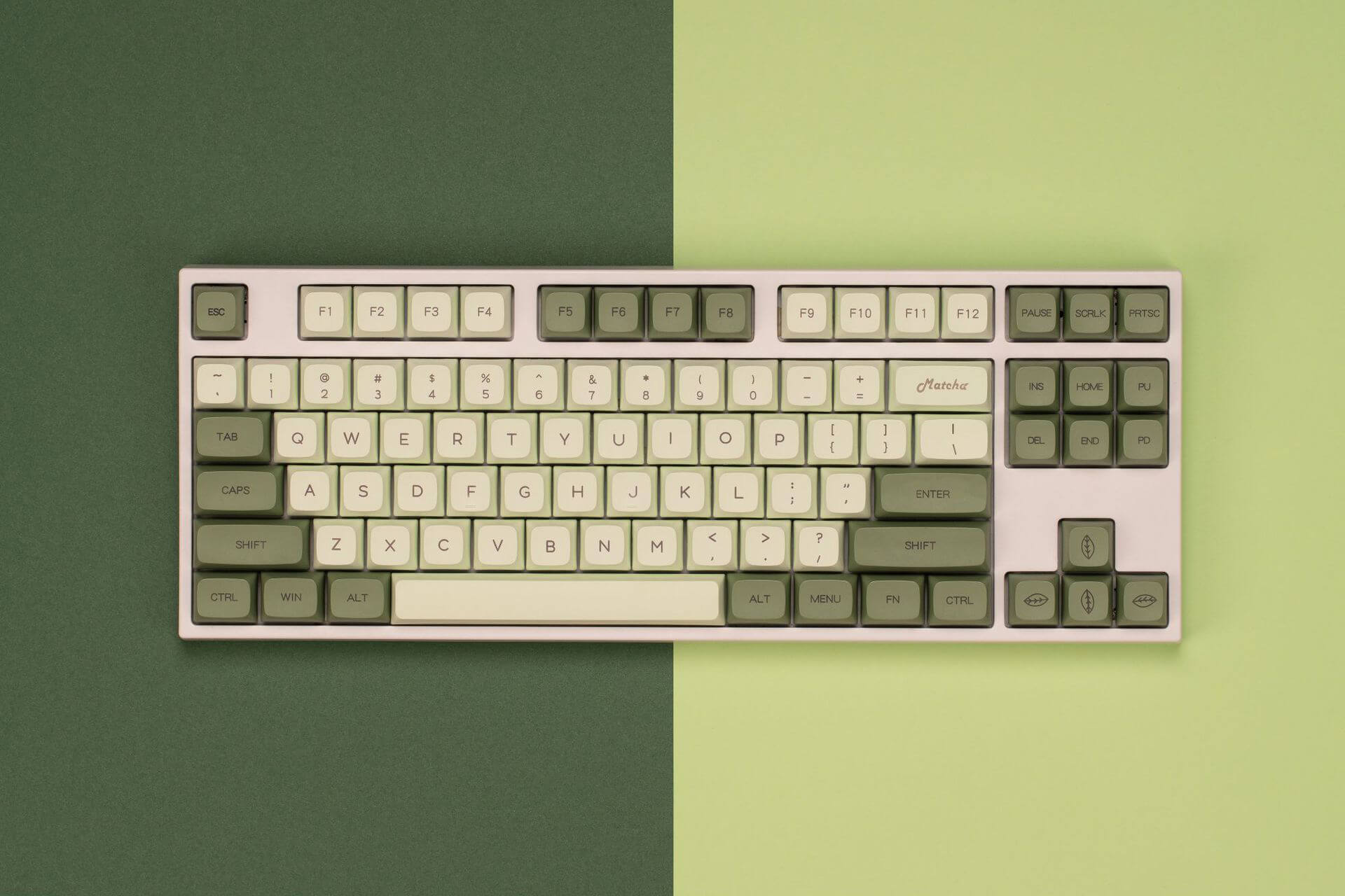 124 pcs Matcha Keycaps Set，XDA Profile