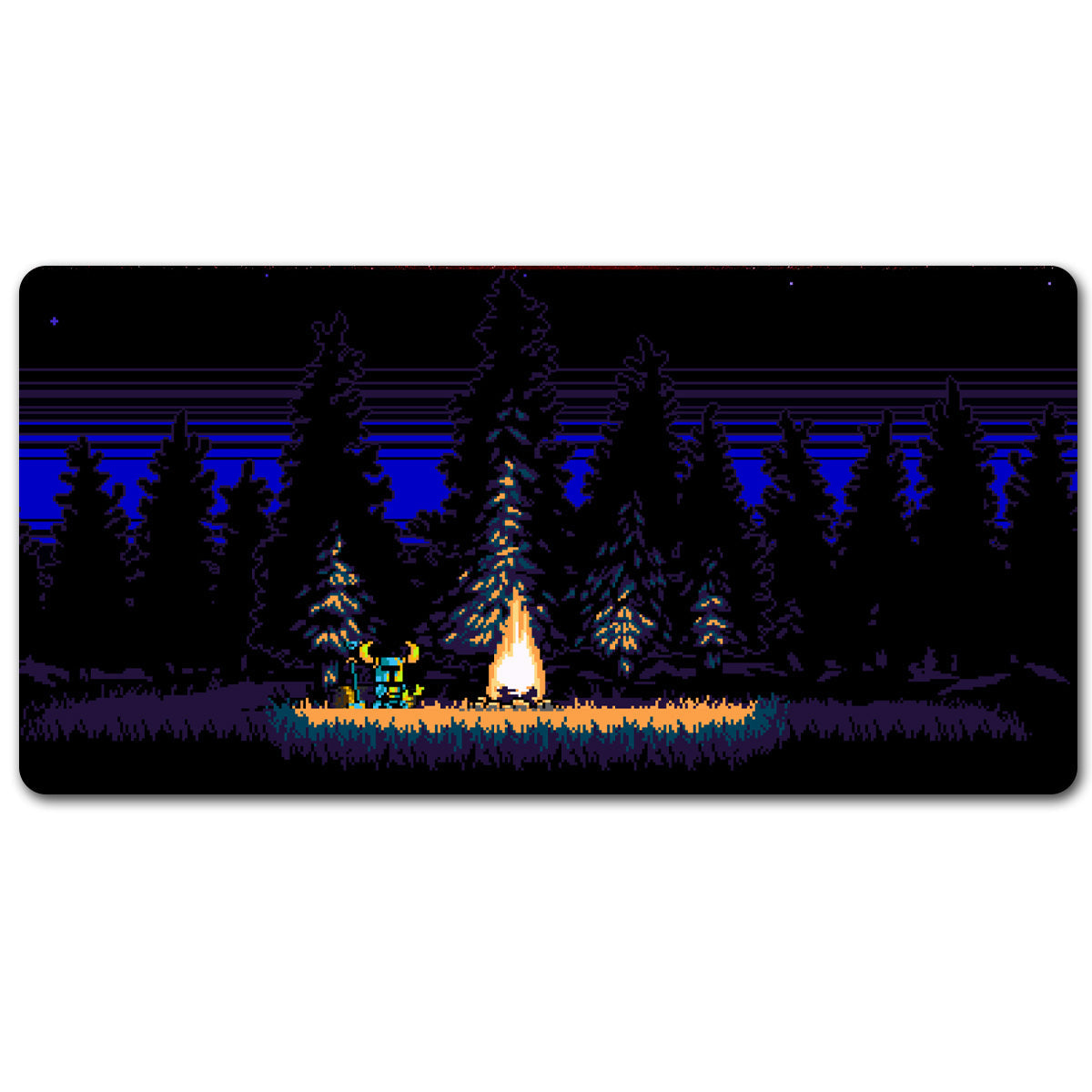 Knight Pixel Art Desk Pad