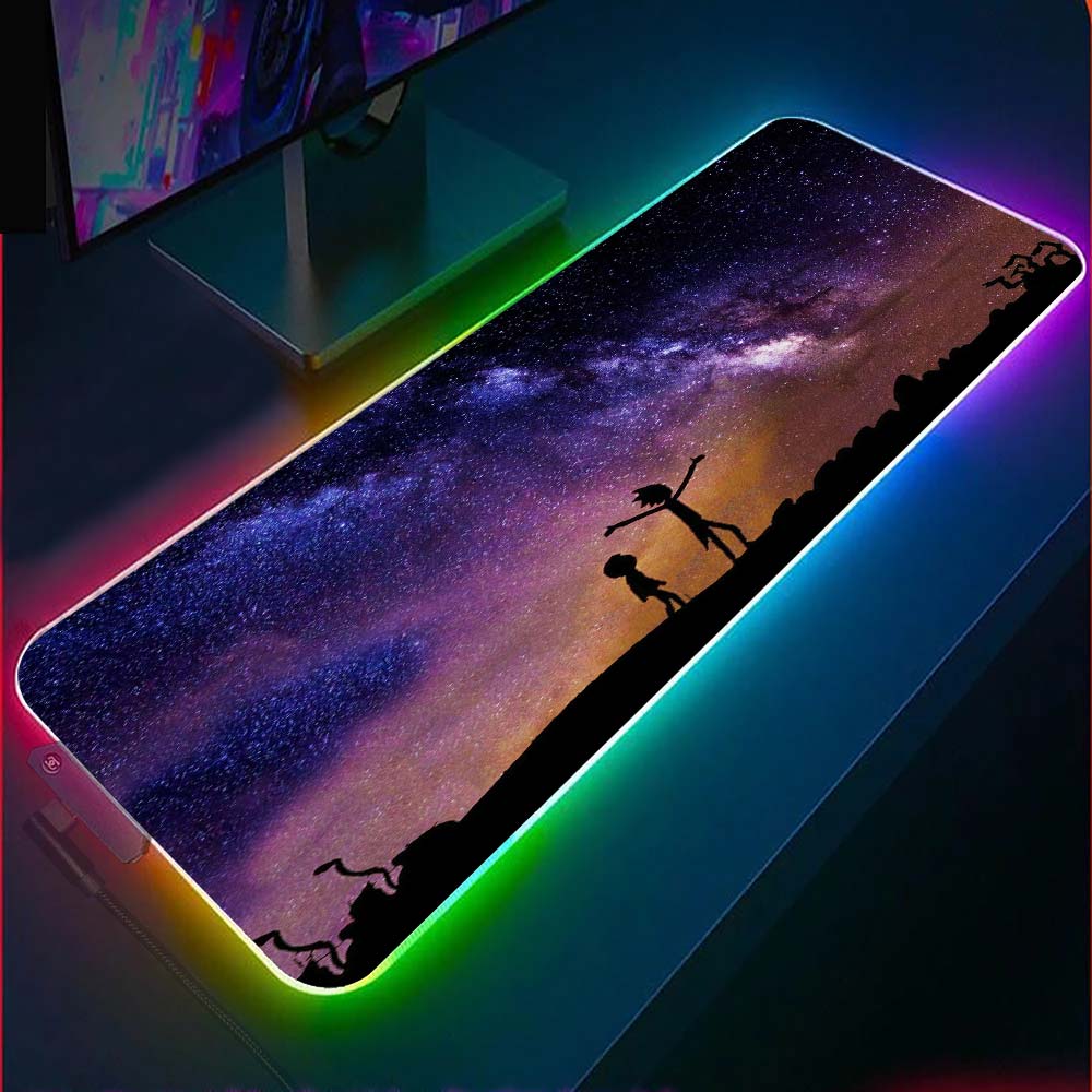 Rick And Morty RGB Gaming Mouse Pad (2 patterns)