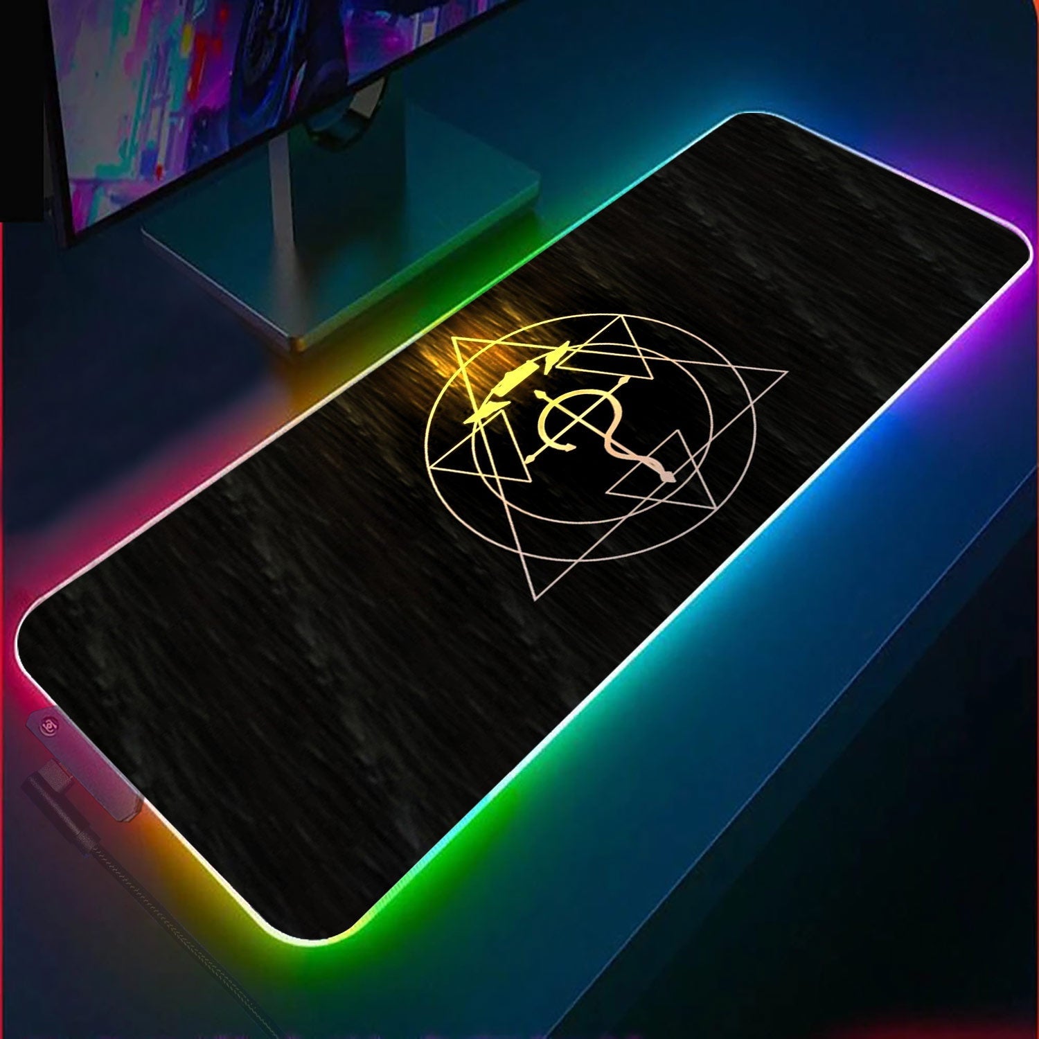 Fullmetal Alchemist RGB Gaming Mouse Pad(3 patterns)