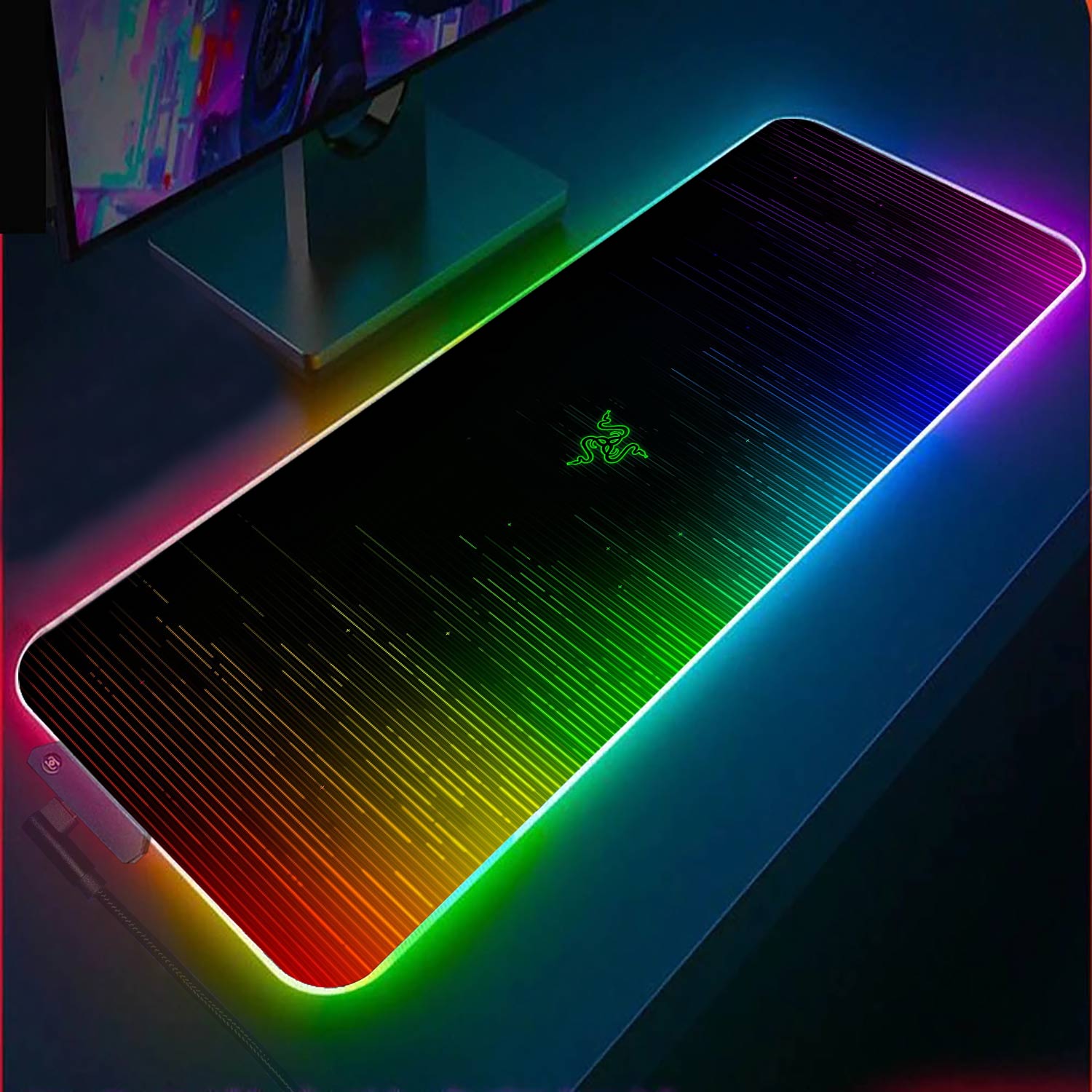 Razer Logo RGB Gaming Mouse Pad(3 Design)