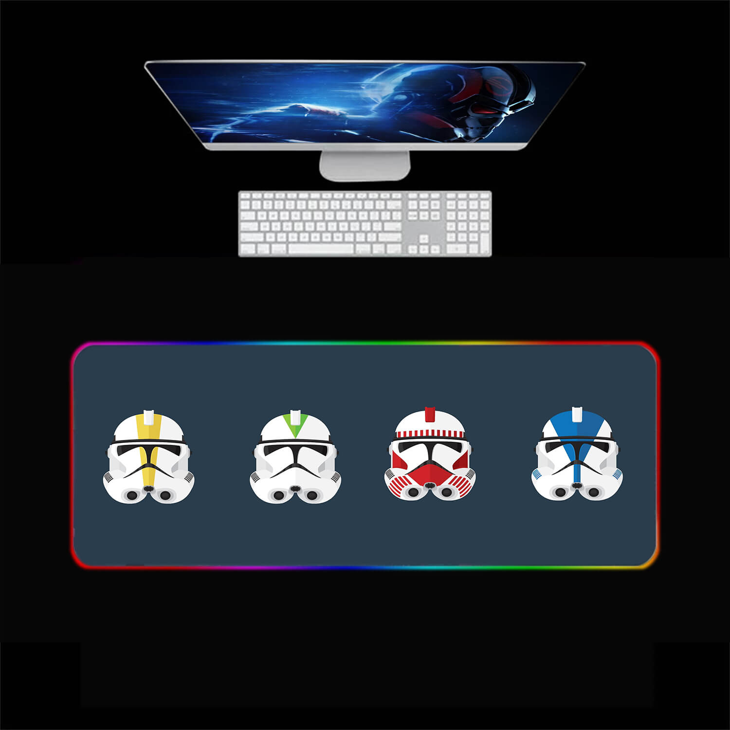Darth Vader RGB Gaming Mouse Pad(2 patterns)