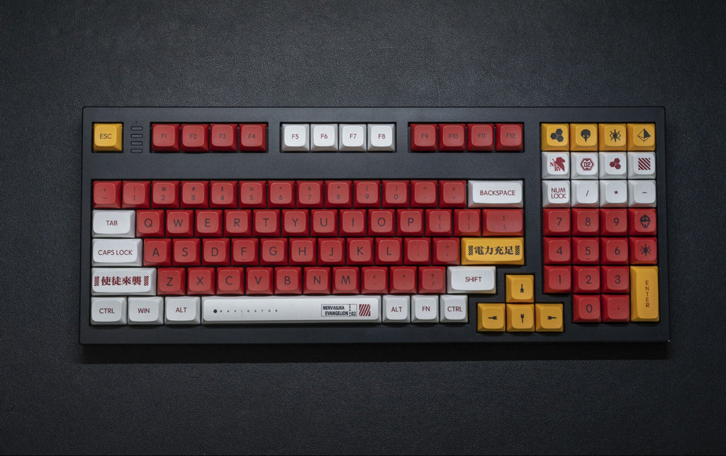 138 pcs Eva Unit-02 Keycap Set，XDA Profile