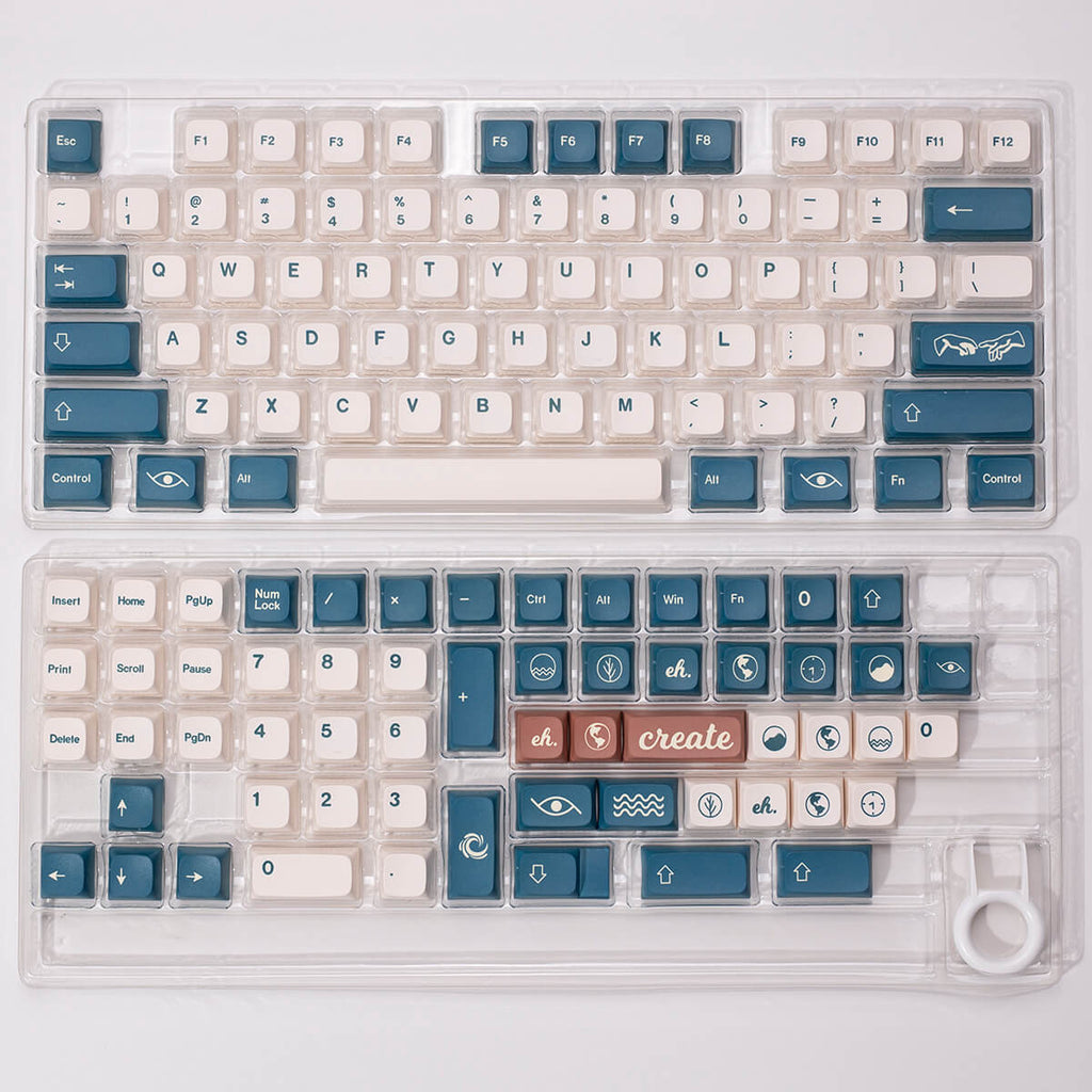 133 pcs Earth Keycap Set，XDA Profile