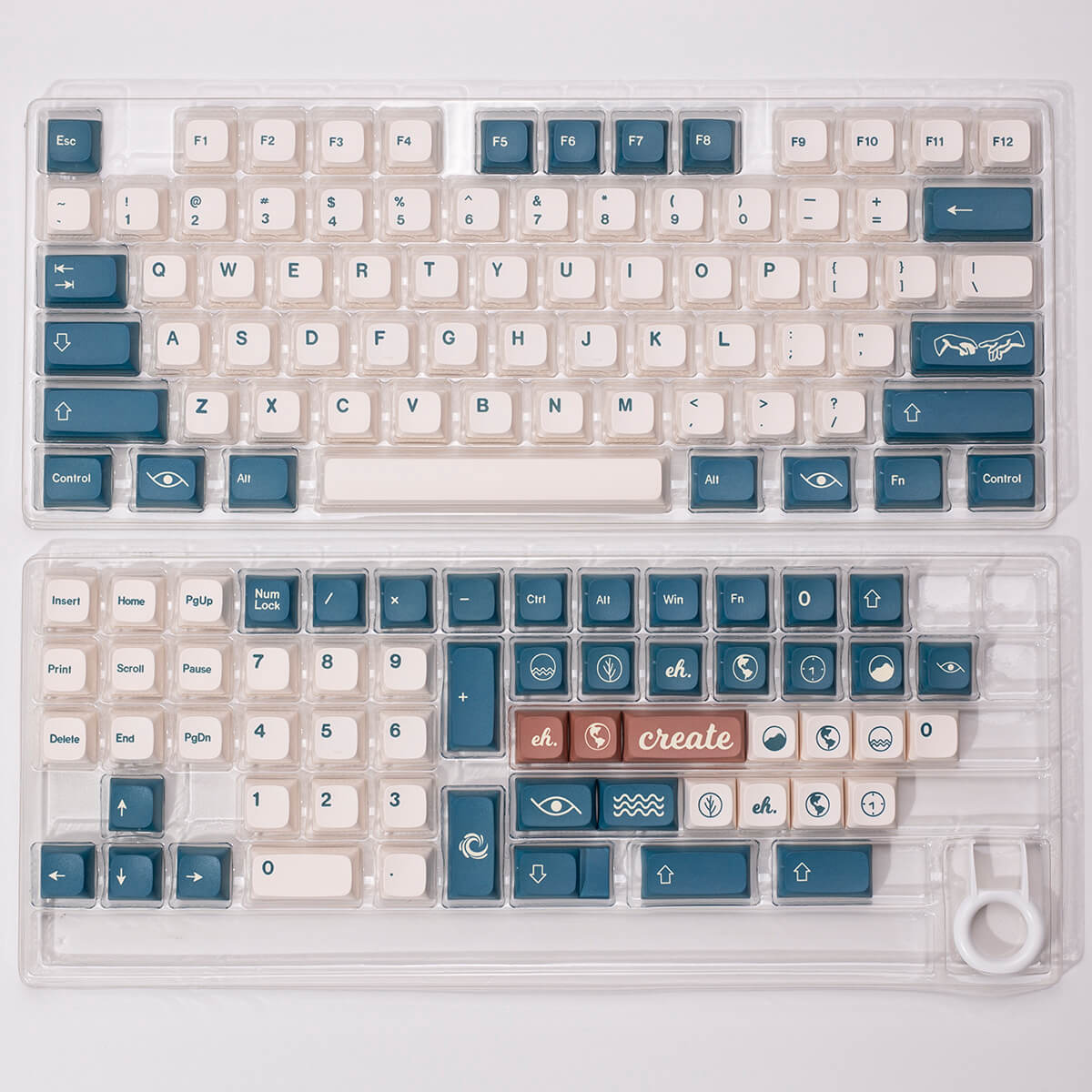 133 pcs Earth Keycap Set，XDA Profile