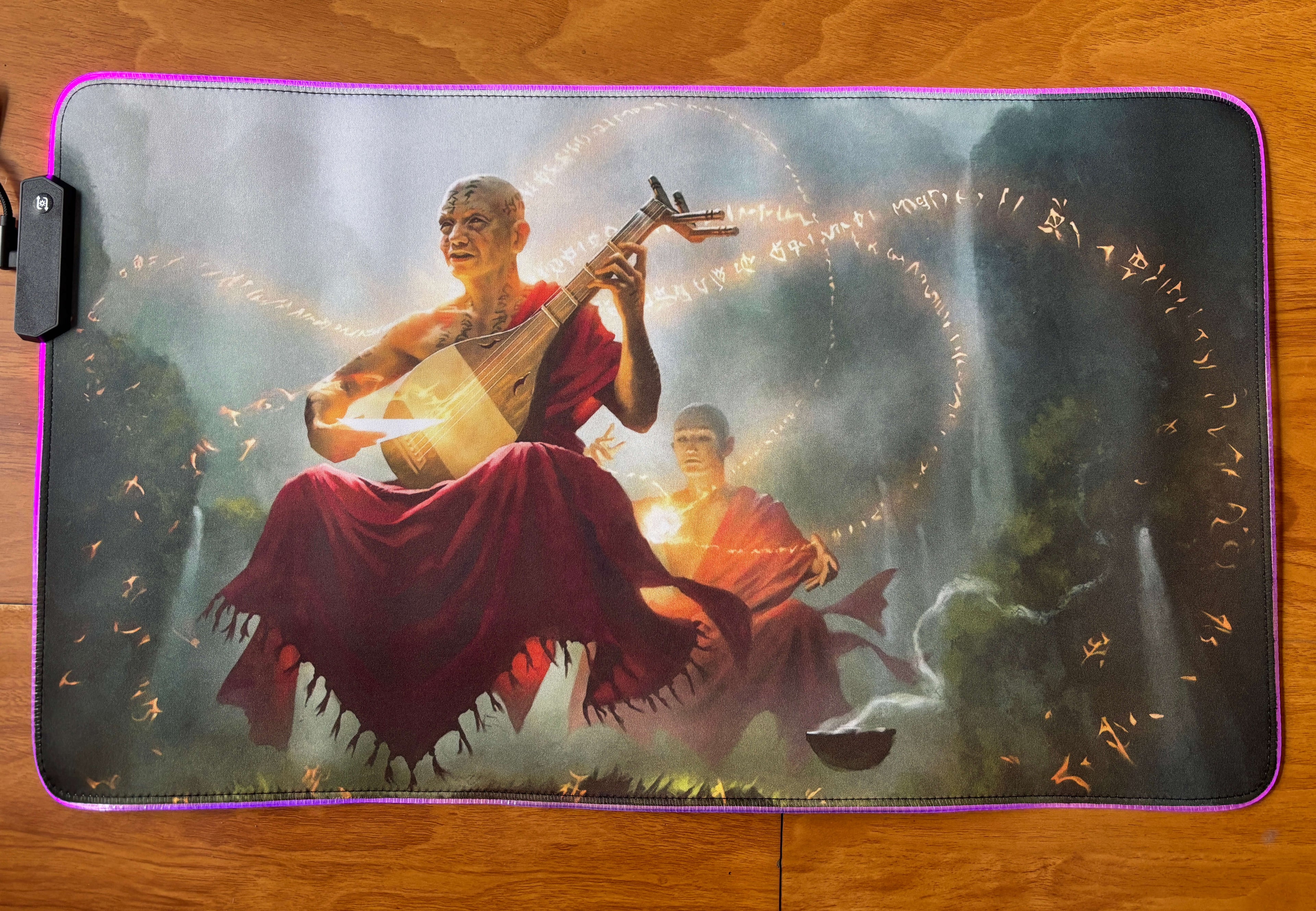 Monk RGB Light Gaming Mouse Pad