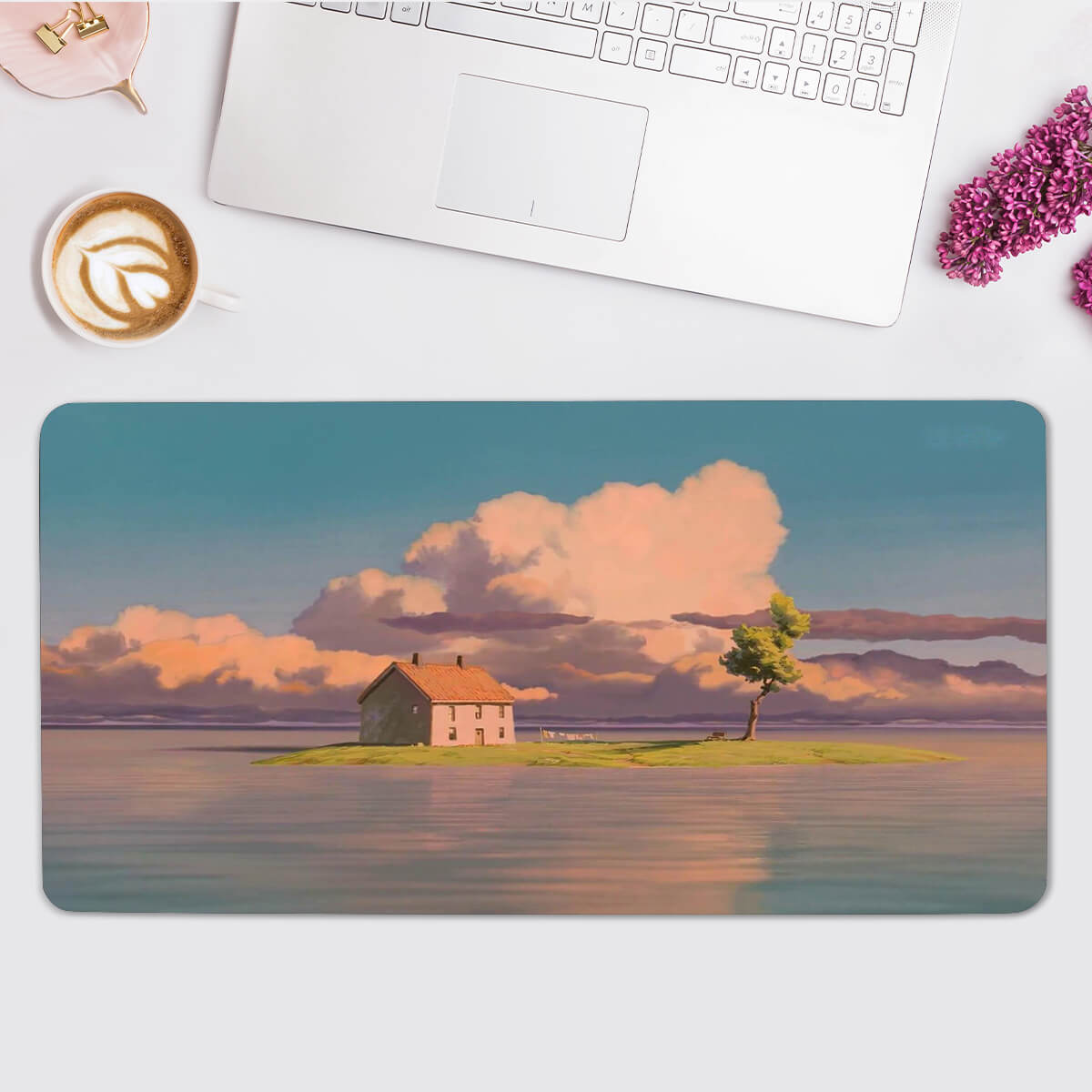 Sunset Island Mouse Pad