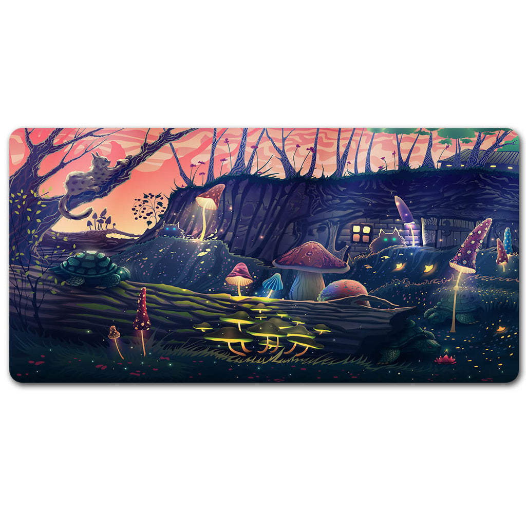 Fantasy Mushroom Forest Mouse Pad