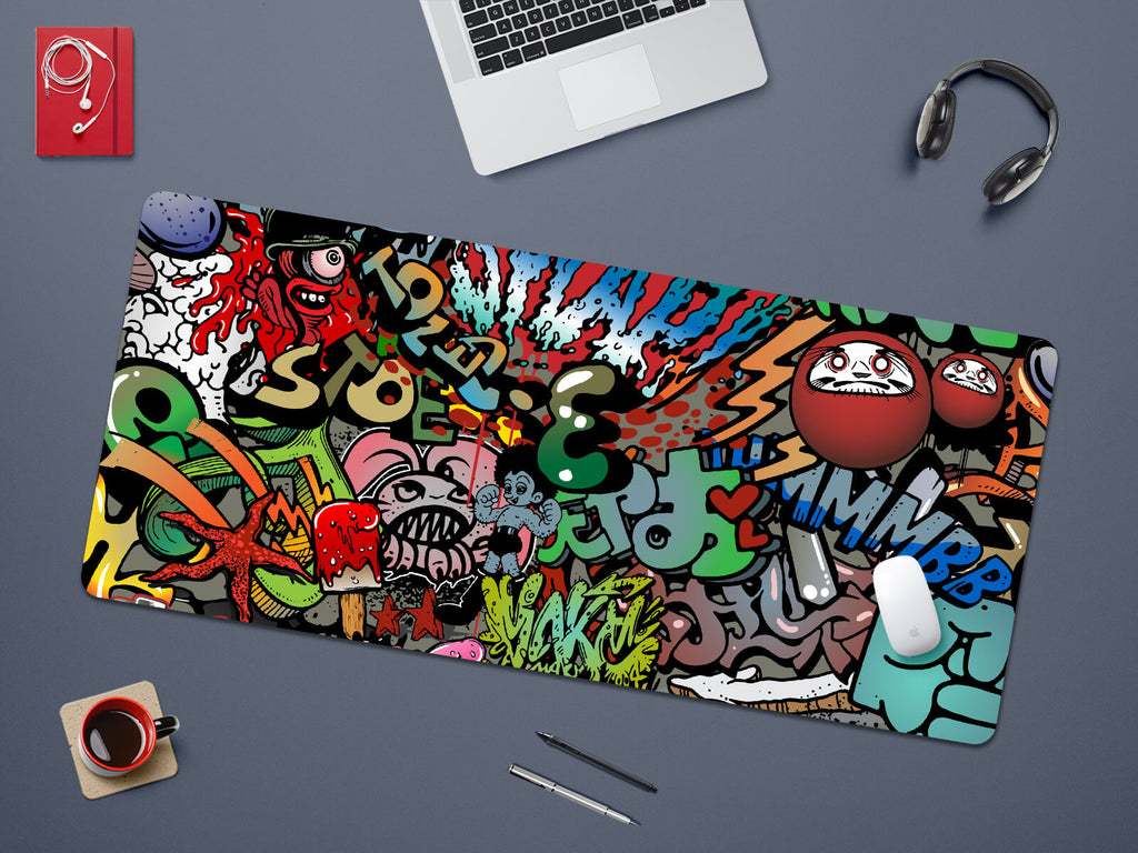 Graffiti Gaming Desk Mat