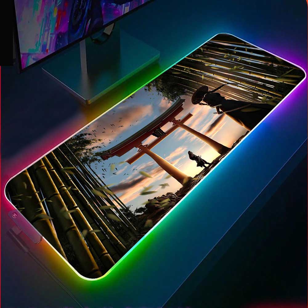The Way Of Samurai RGB Gaming Mouse Pad