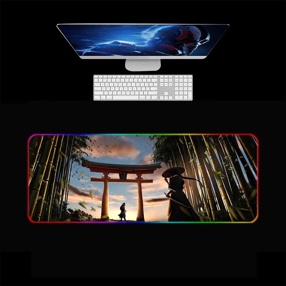 The Way Of Samurai RGB Gaming Mouse Pad
