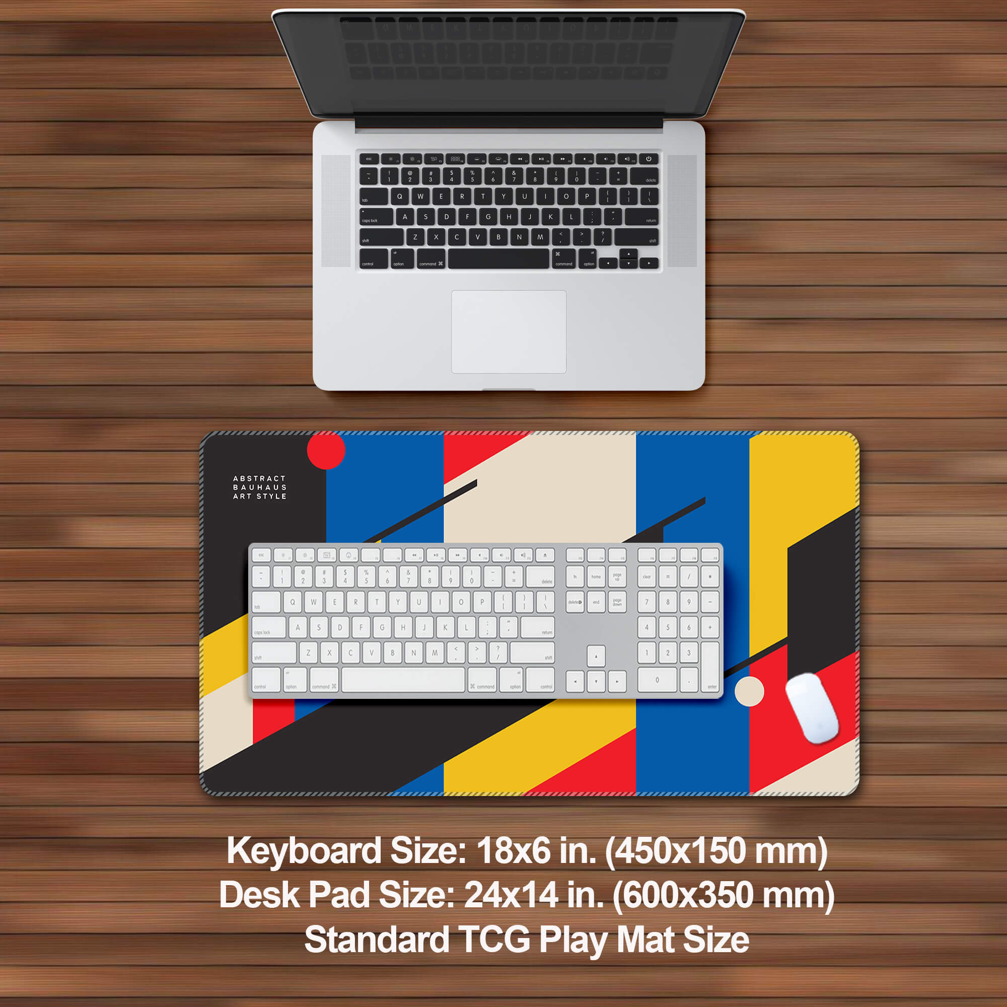 Bauhaus Art Style Desk Mat Large-250178
