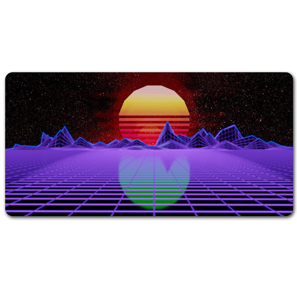 Synthwave Patterns Desk Pad(2 Designs)