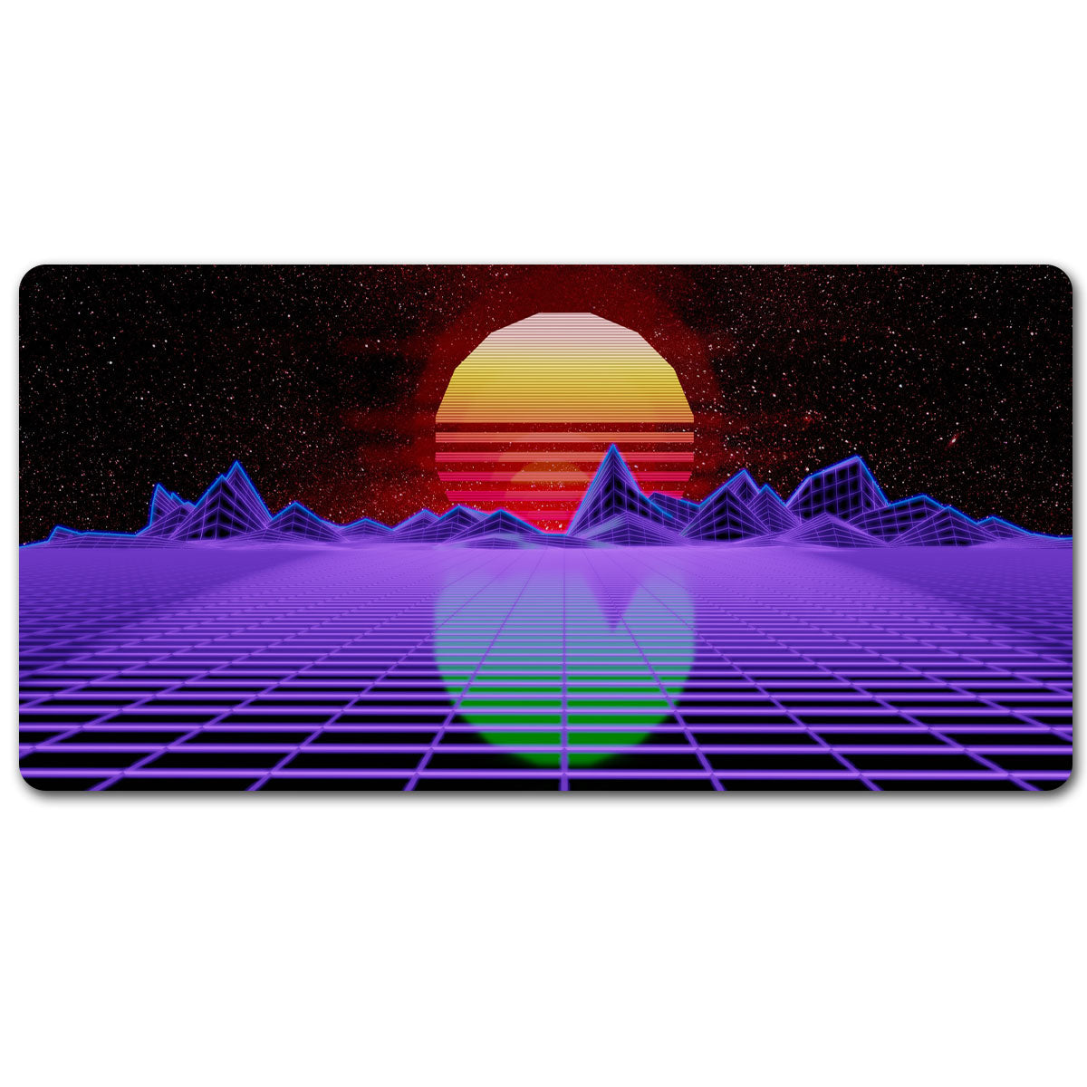 Synthwave Patterns Desk Pad(2 Designs)