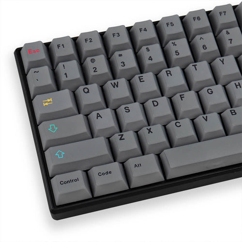 130 pcs Cement Gray Keycap Set, Cherry Profile