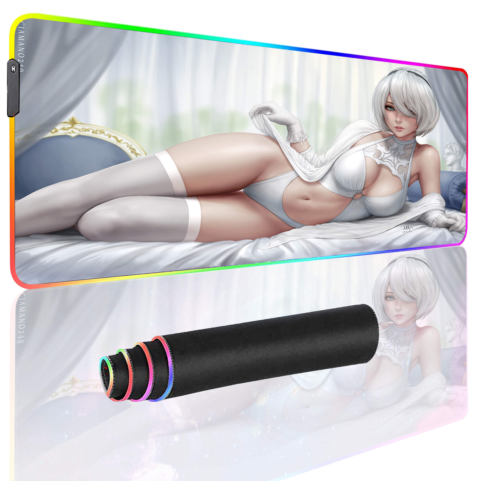 NSFW Bride Gaming Mouse Pad XXL