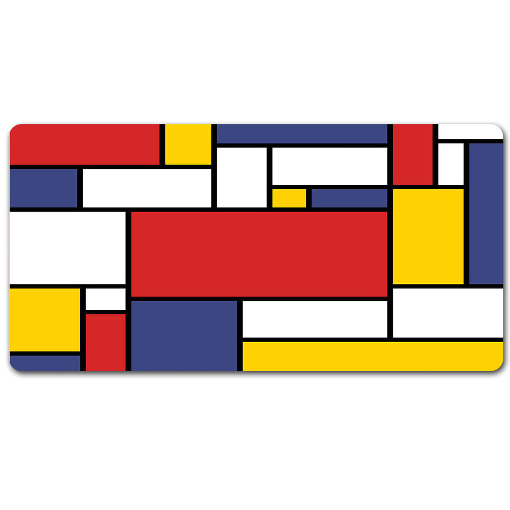 Colorful Rectangles Desk Mat (2 Versions)