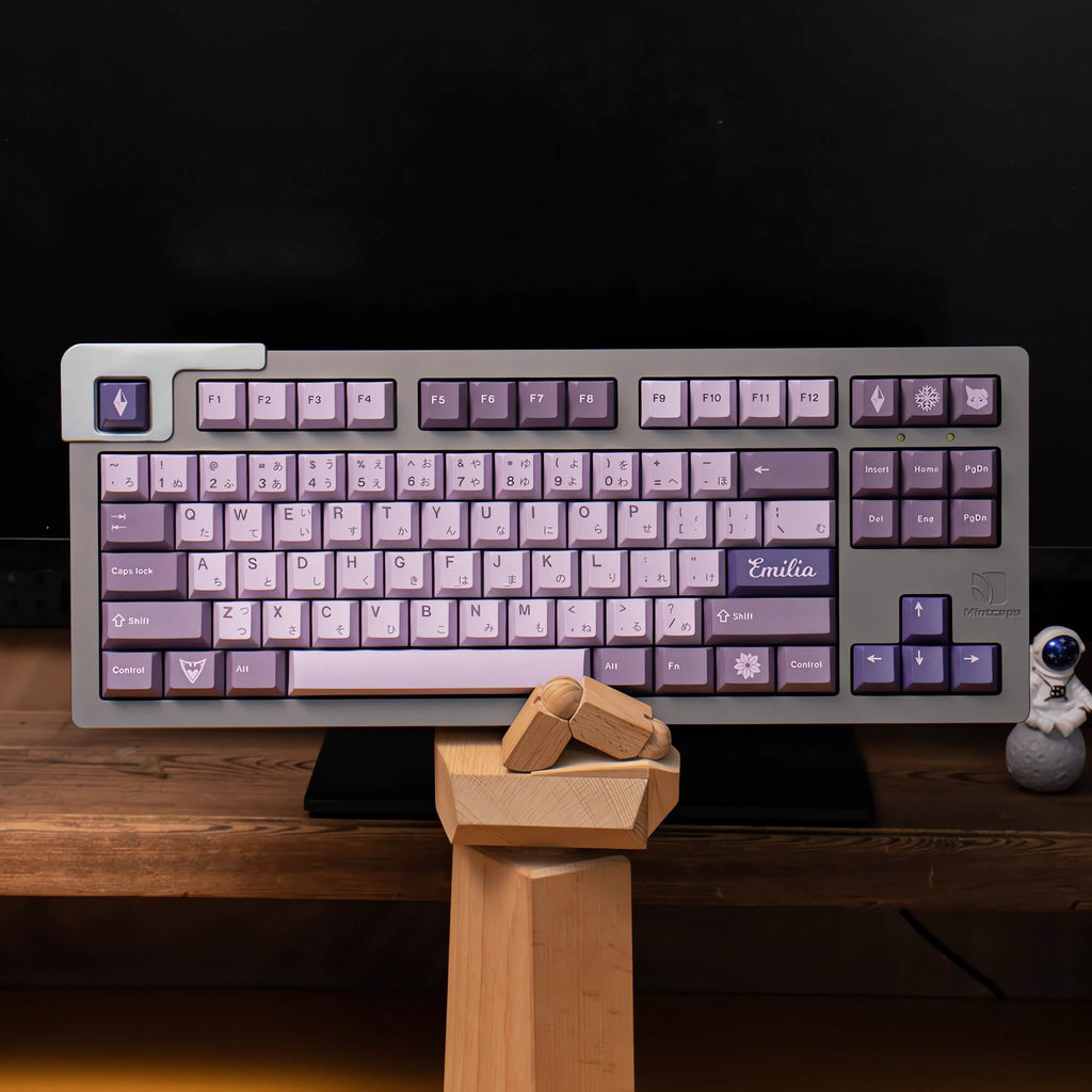 130 pcs Purple Witch Keycap Set, Cherry Profile