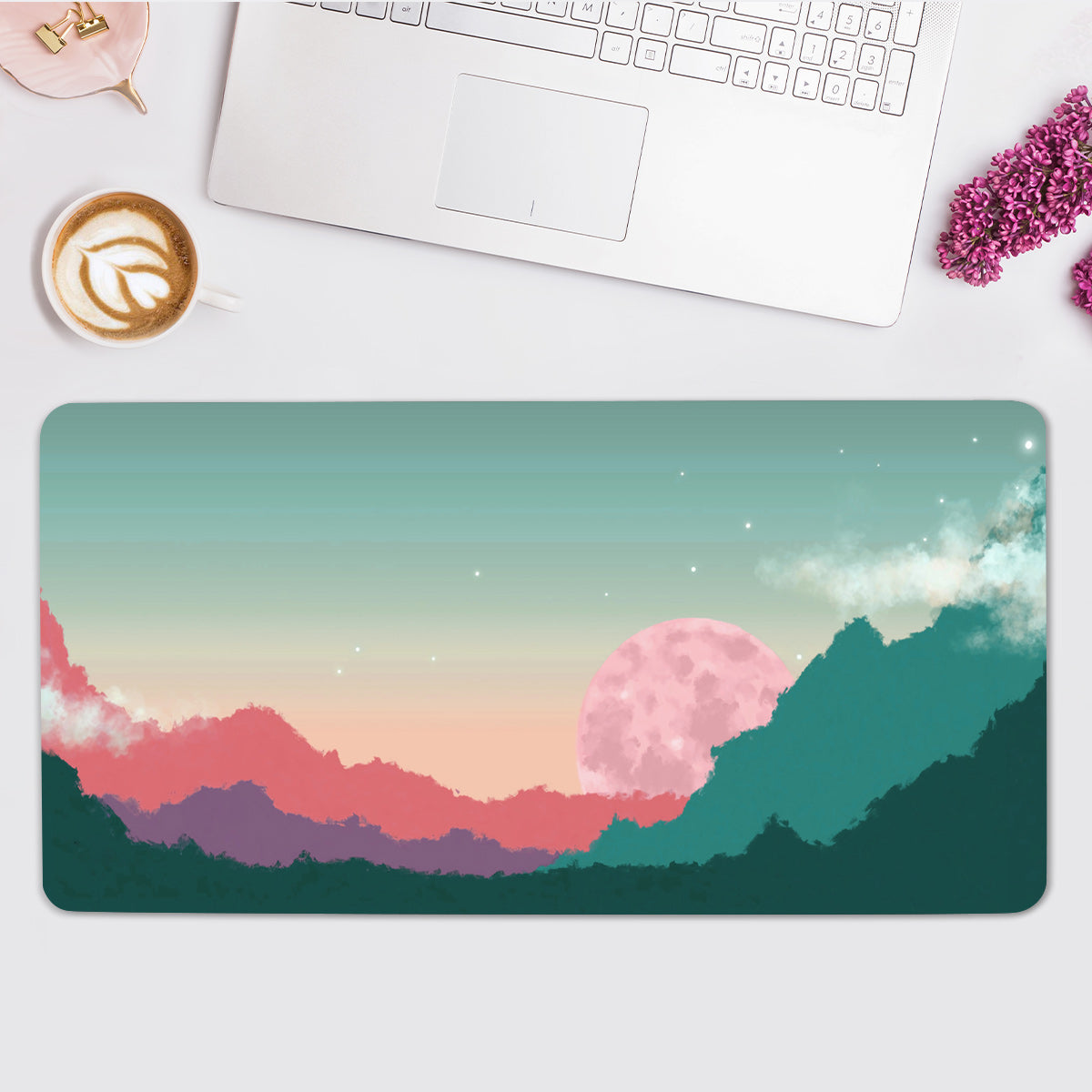 Pastel Clouds Desk Mat(4 Colors)
