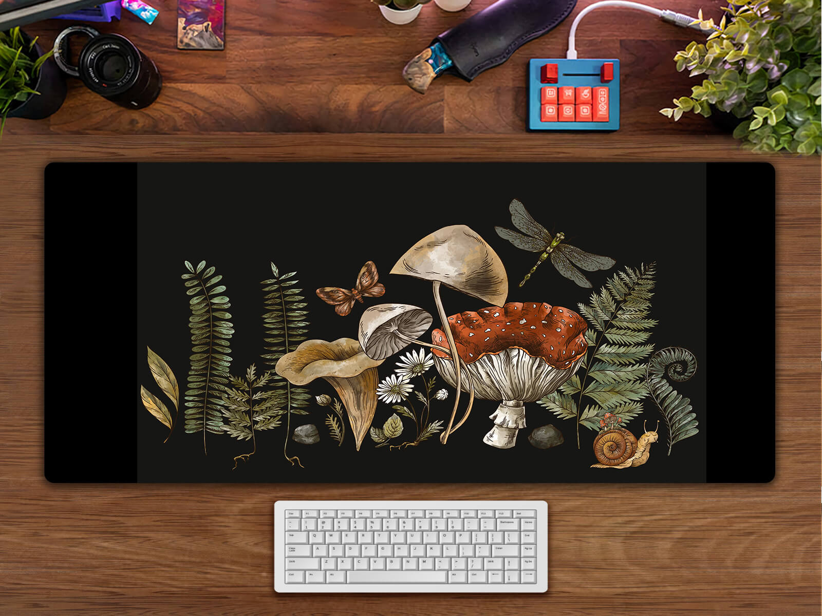 Boho Wicca Pagan Root Desk Mat