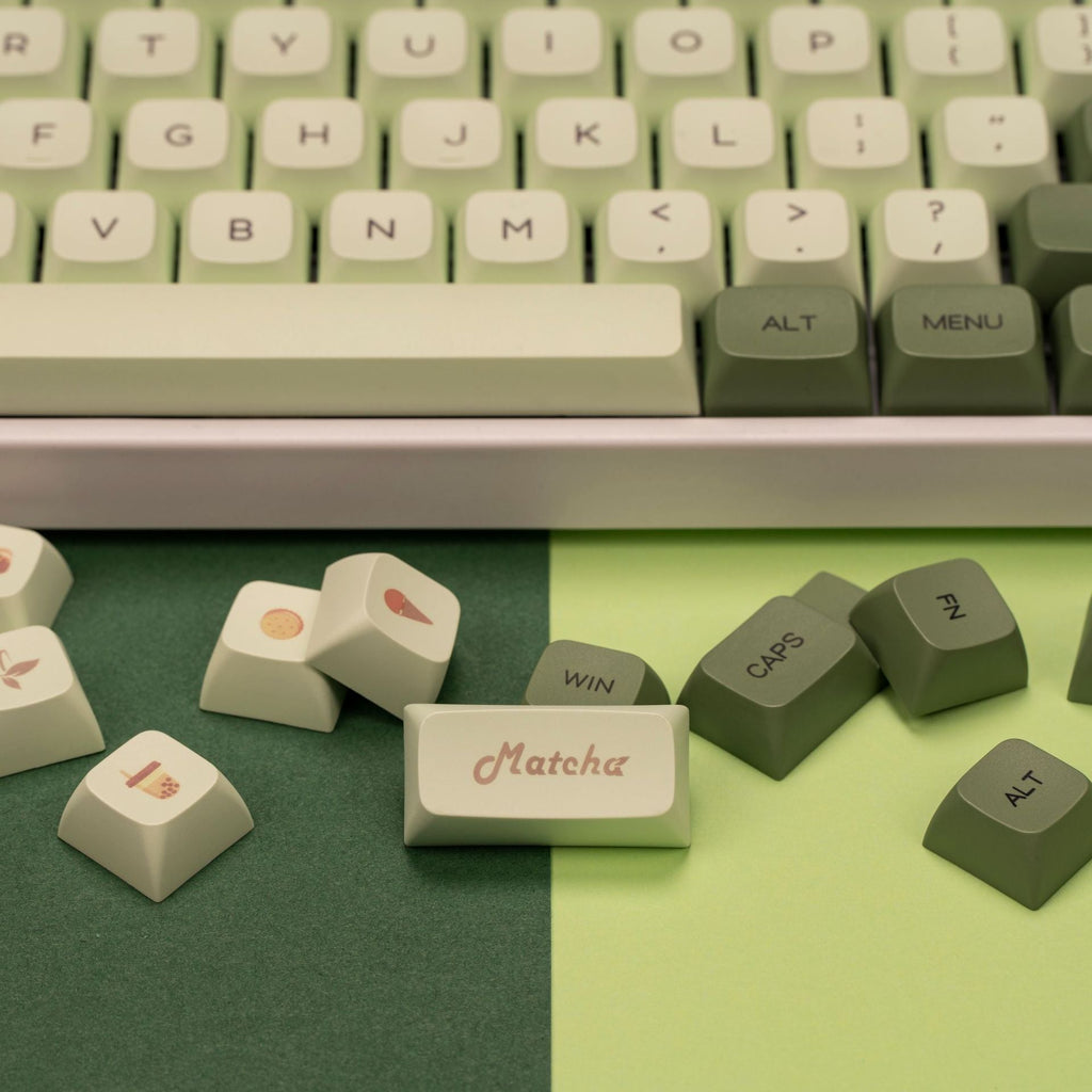 124 pcs Matcha Keycaps Set，XDA Profile