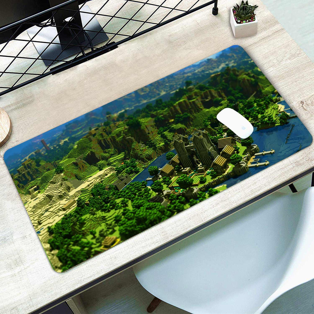 Minecraft Hill Desk Pad