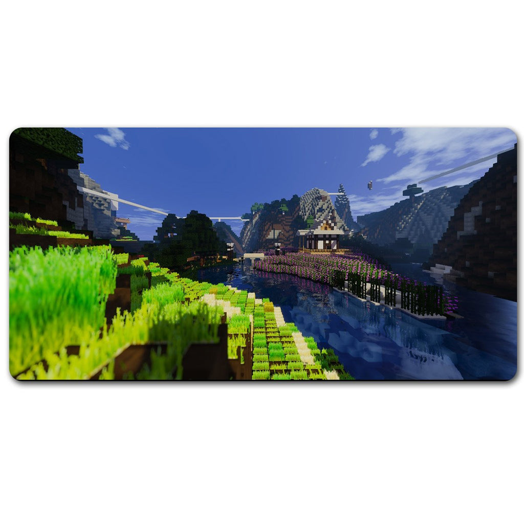 Minecraft Hill Desk Pad