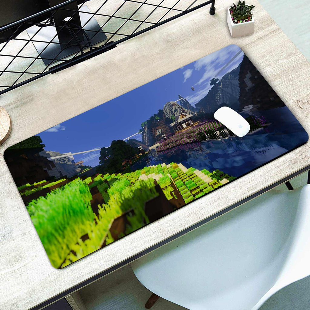 Minecraft Hill Desk Pad