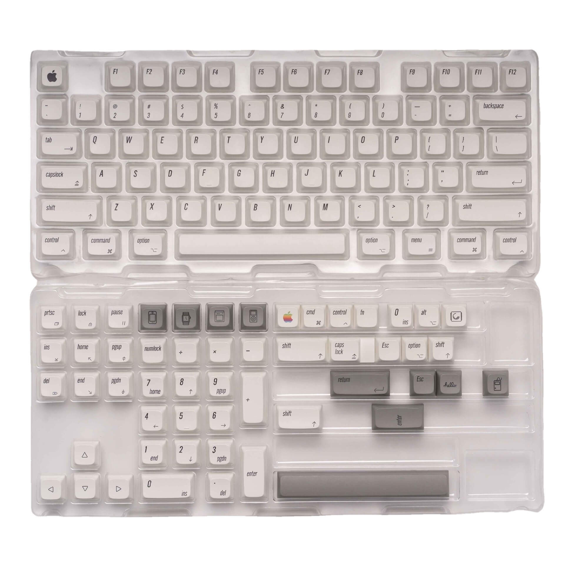127 pcs Apple Keycaps Set, XDA Profile