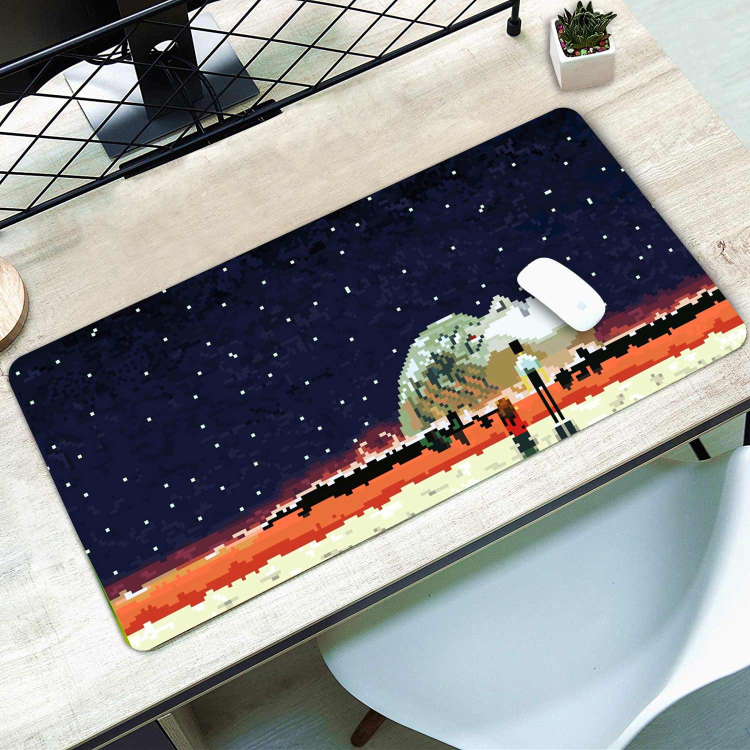 EVA Pixel Art Desk Pad(2 Designs)