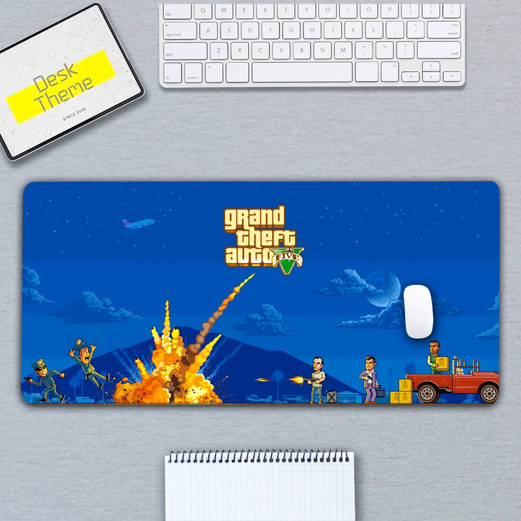 GTA Pixel Art Desk Pad