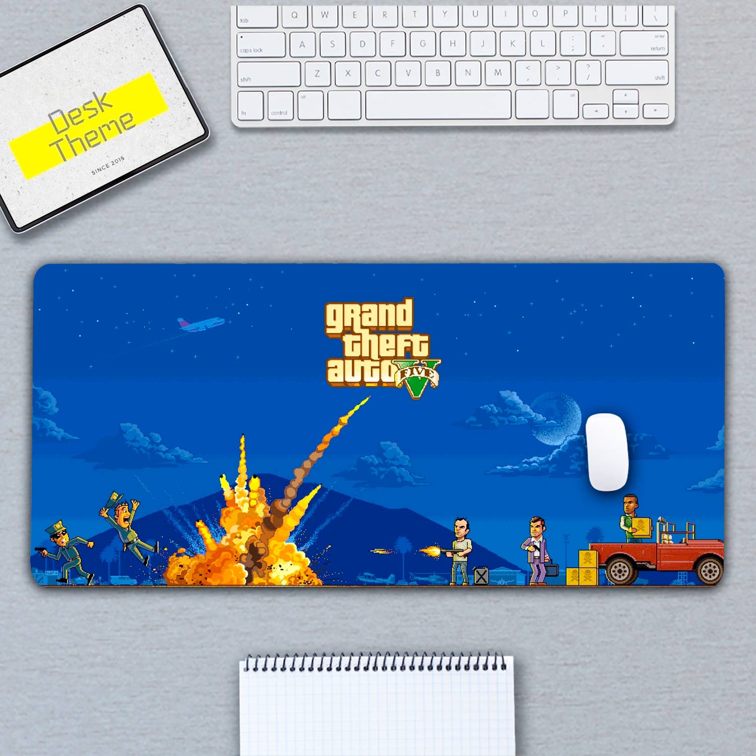 GTA Pixel Art Desk Pad