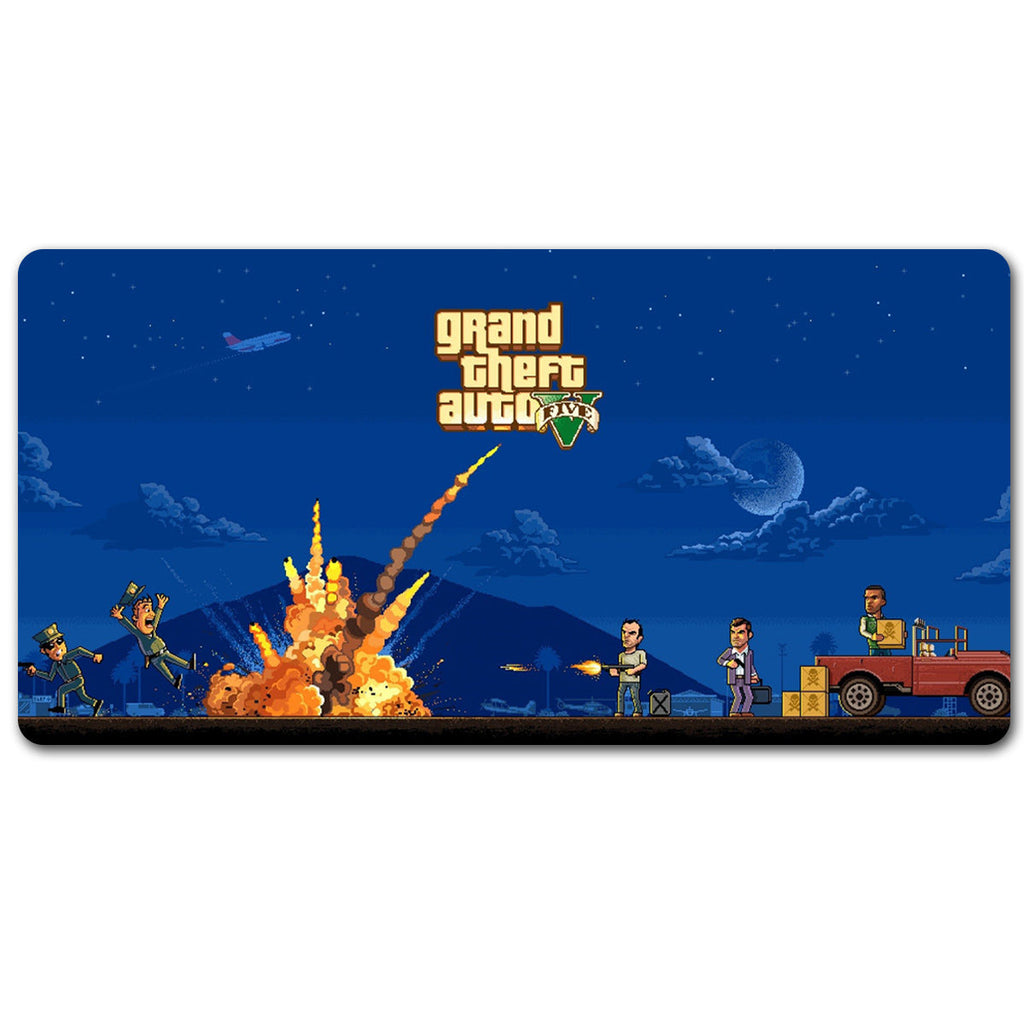GTA Pixel Art Desk Pad