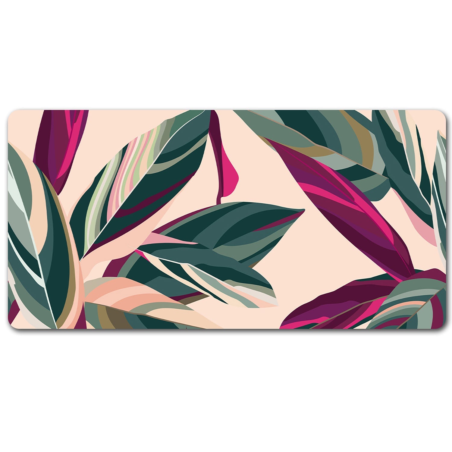 Tropical Leaves  Desk Pad