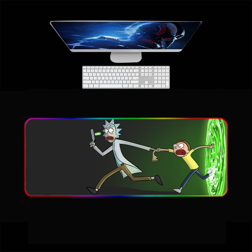 Rick & Morty RGB Gaming Mouse Pad (2 patterns)