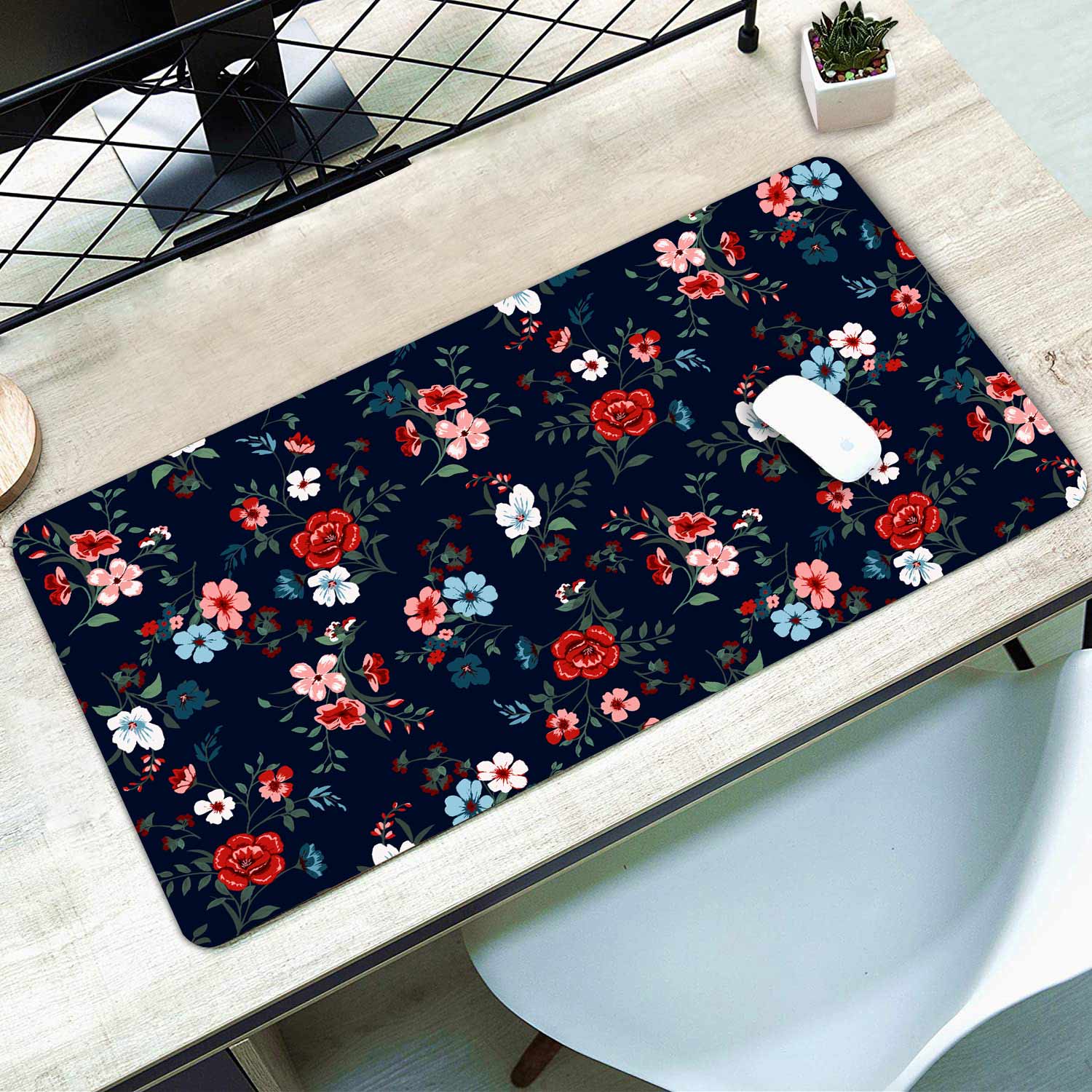 Blooming Flowers Desk Pad(2 Designs)