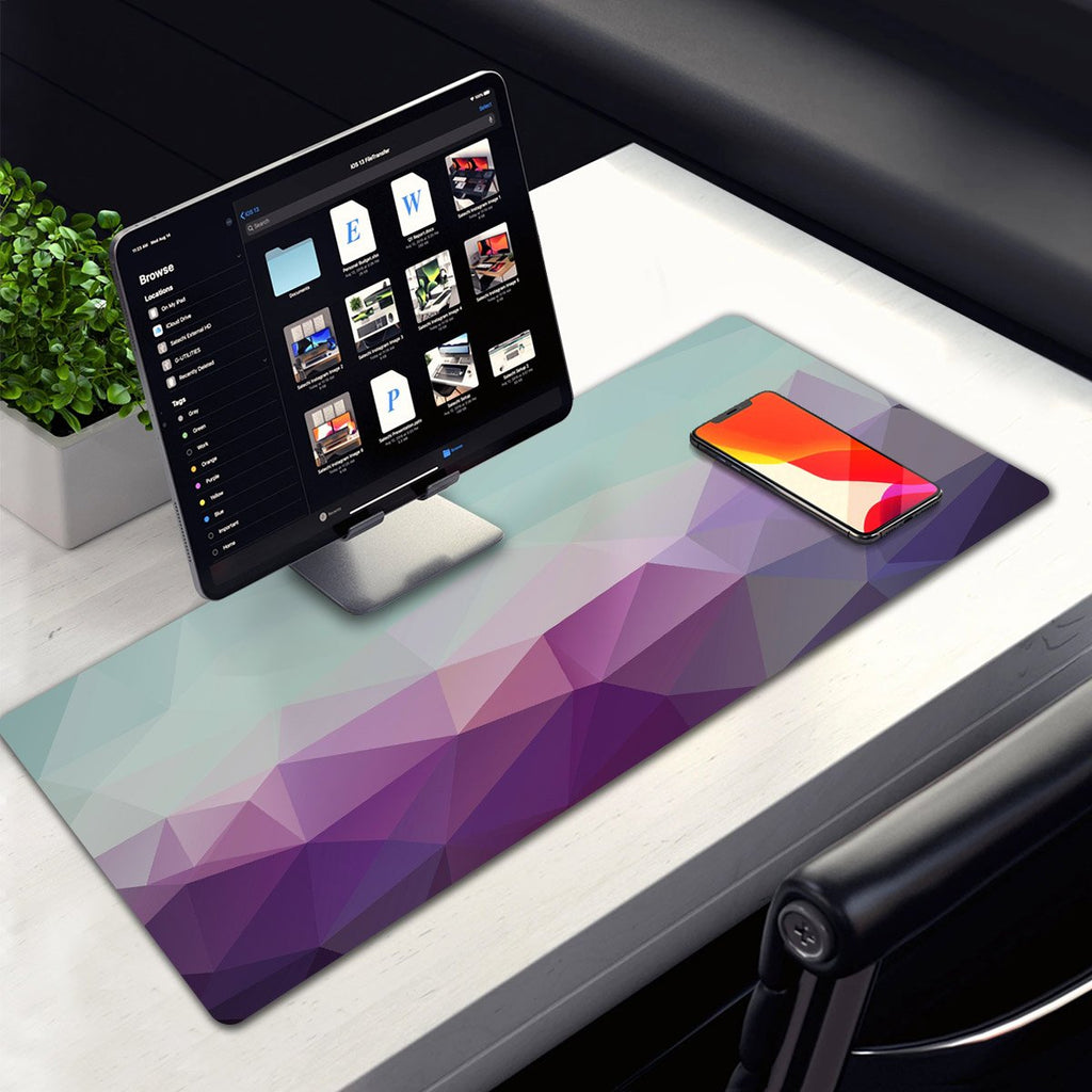 Purple Diamond  Desk Pad